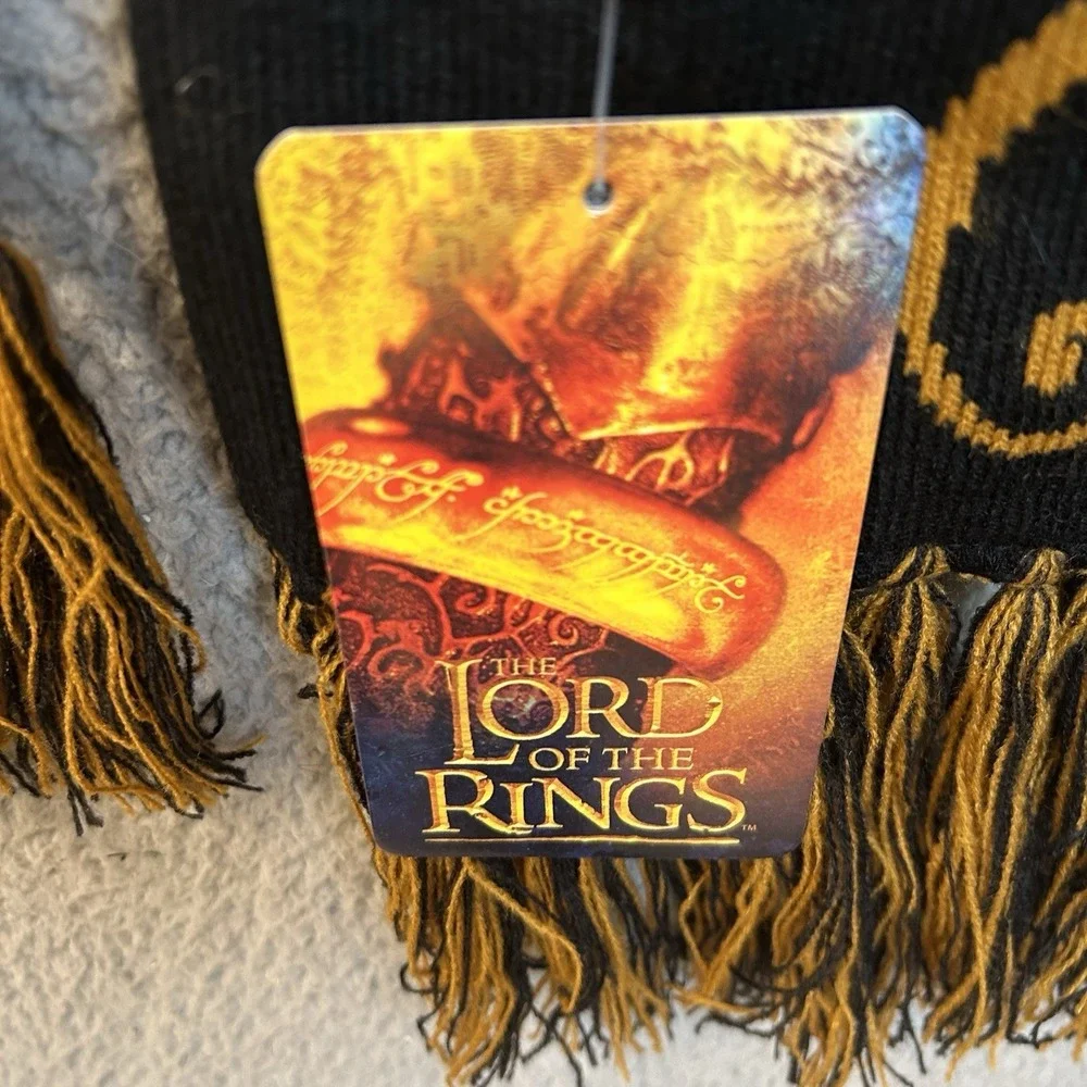 Lord of the Rings One Ring Knit Scarf New With Tags